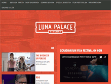 Tablet Screenshot of lunapalace.com.au